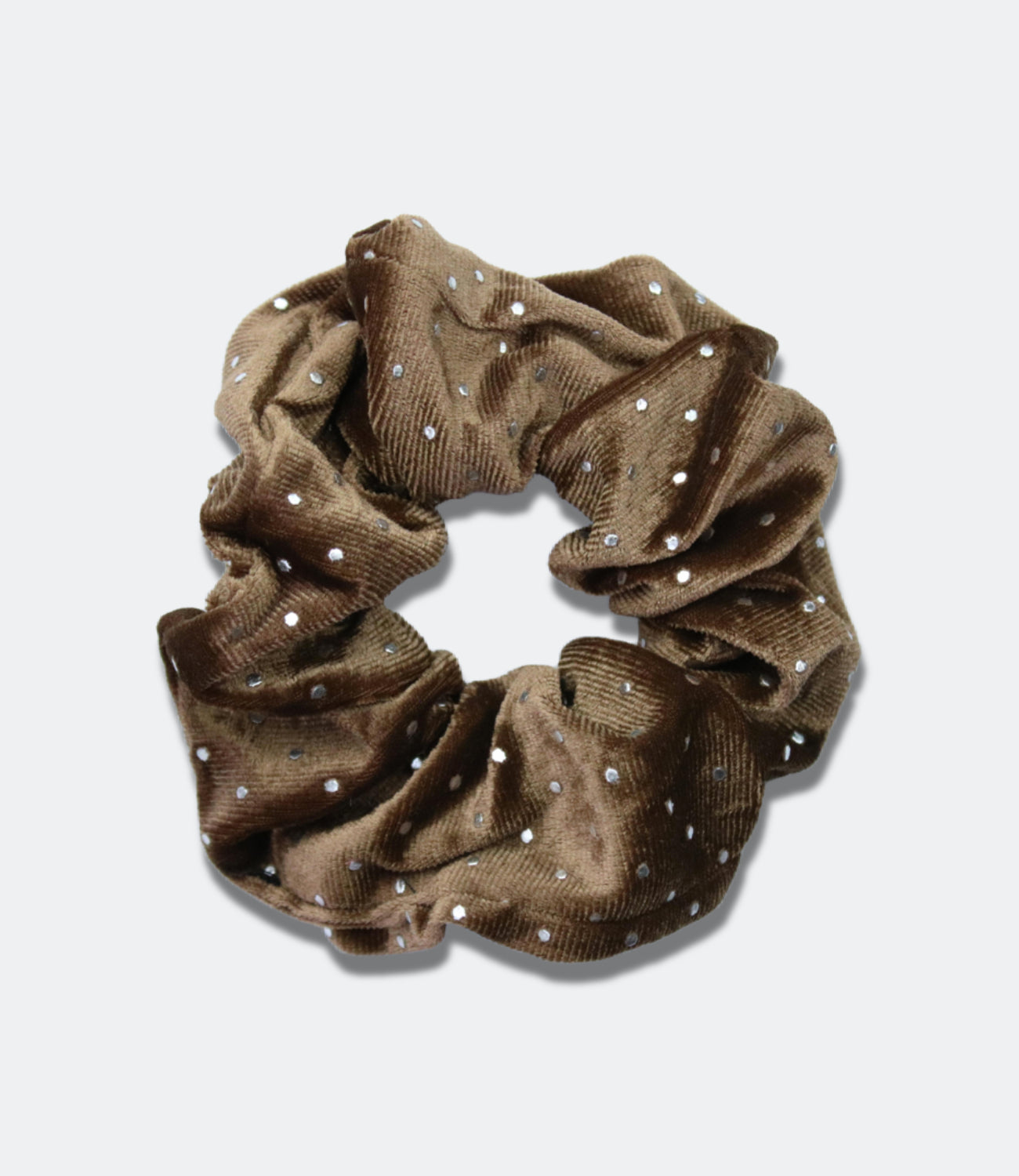 SCRUNCHIE BRUN GLITTER