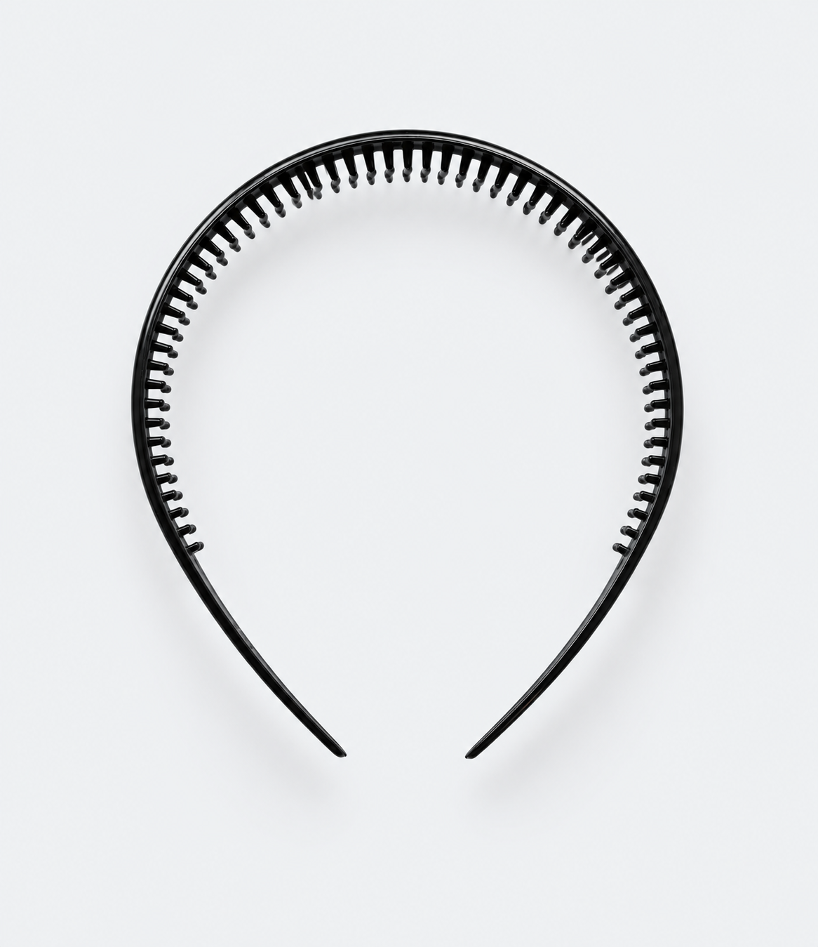 Svart diadem med kammar
